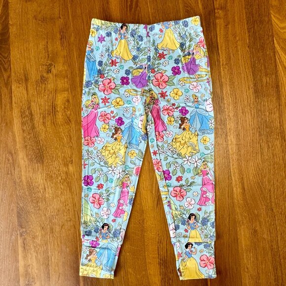POSH PEANUT X DISNEY Princess Pajamas Girls 3T-4T 3-4 NEW Cinderella Belle NWT - Picture 5 of 11